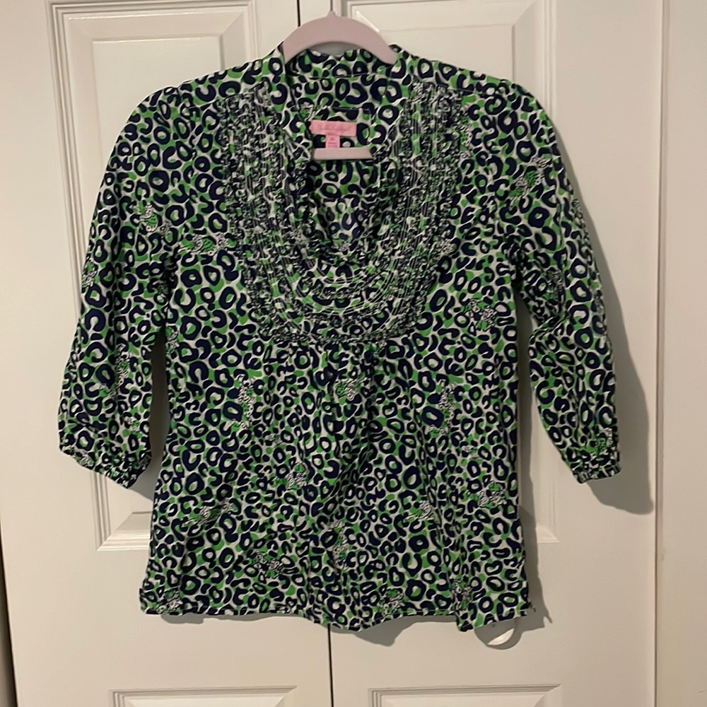 Lilly Pulitzer Cheetah Top